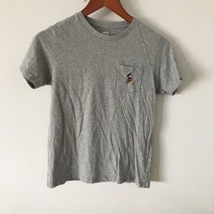 Kids Mickey Mouse Pocket Tee Sz 11